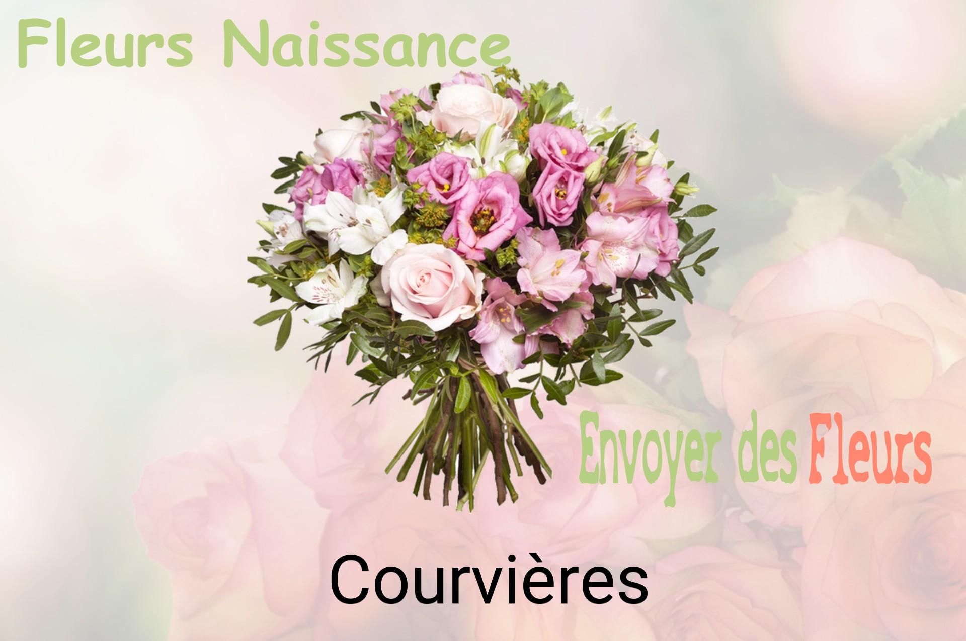Bouquet de fleurs de naissance livré à Courvières